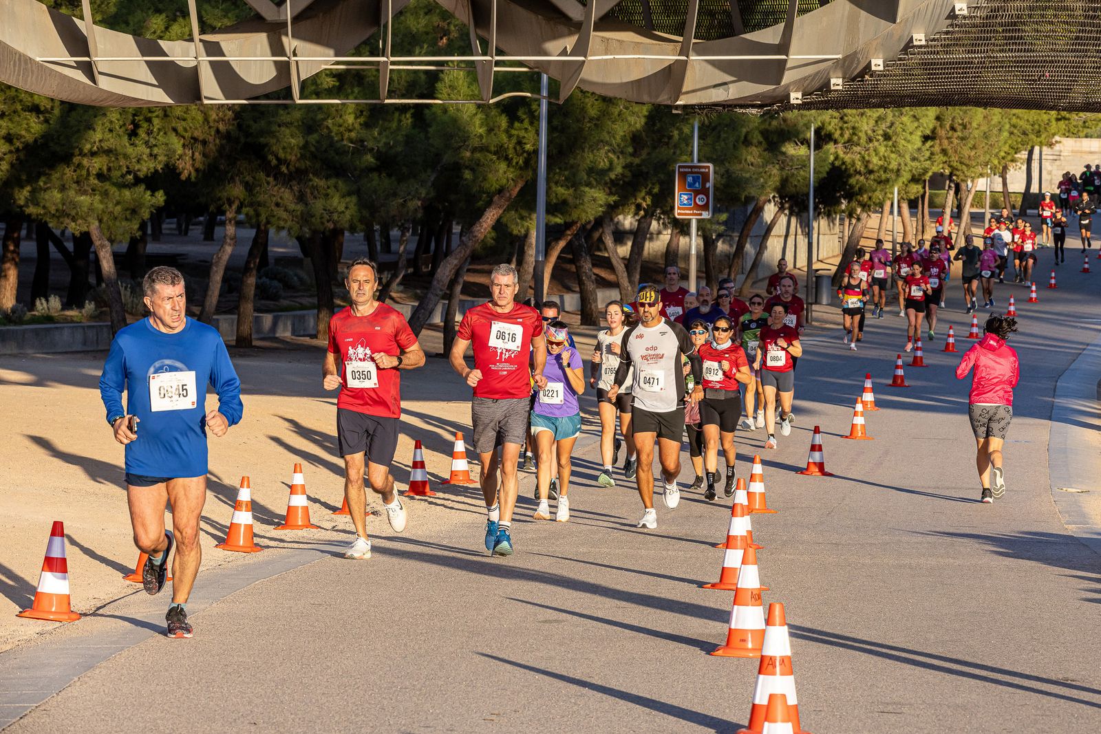 Corredores durante la III Carrera por la Prevención de Riesgos Laborales, edición 2025 (fotografía 8 de 20)